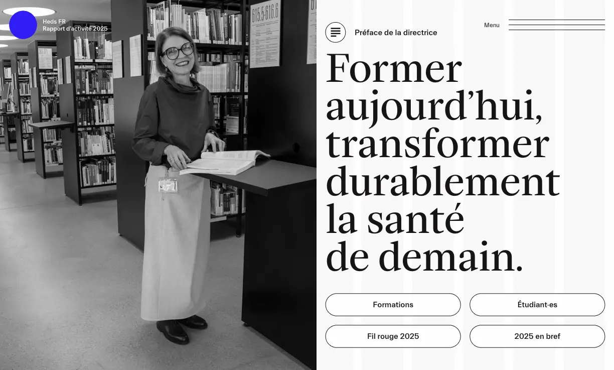 Rapport d'activité Haute Ecole de Santé Fribourg